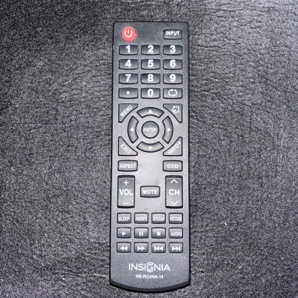 Insignia Remote Control NS-RC4NA-14 for Select Insignia TVs Black